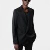 BLAZER À DOUBLE BOUTONNAGE TONAL MA QUAD