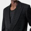 BLAZER À DOUBLE BOUTONNAGE TONAL MA QUAD
