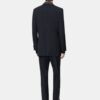 Blazer à simple boutonnage avec revers orné