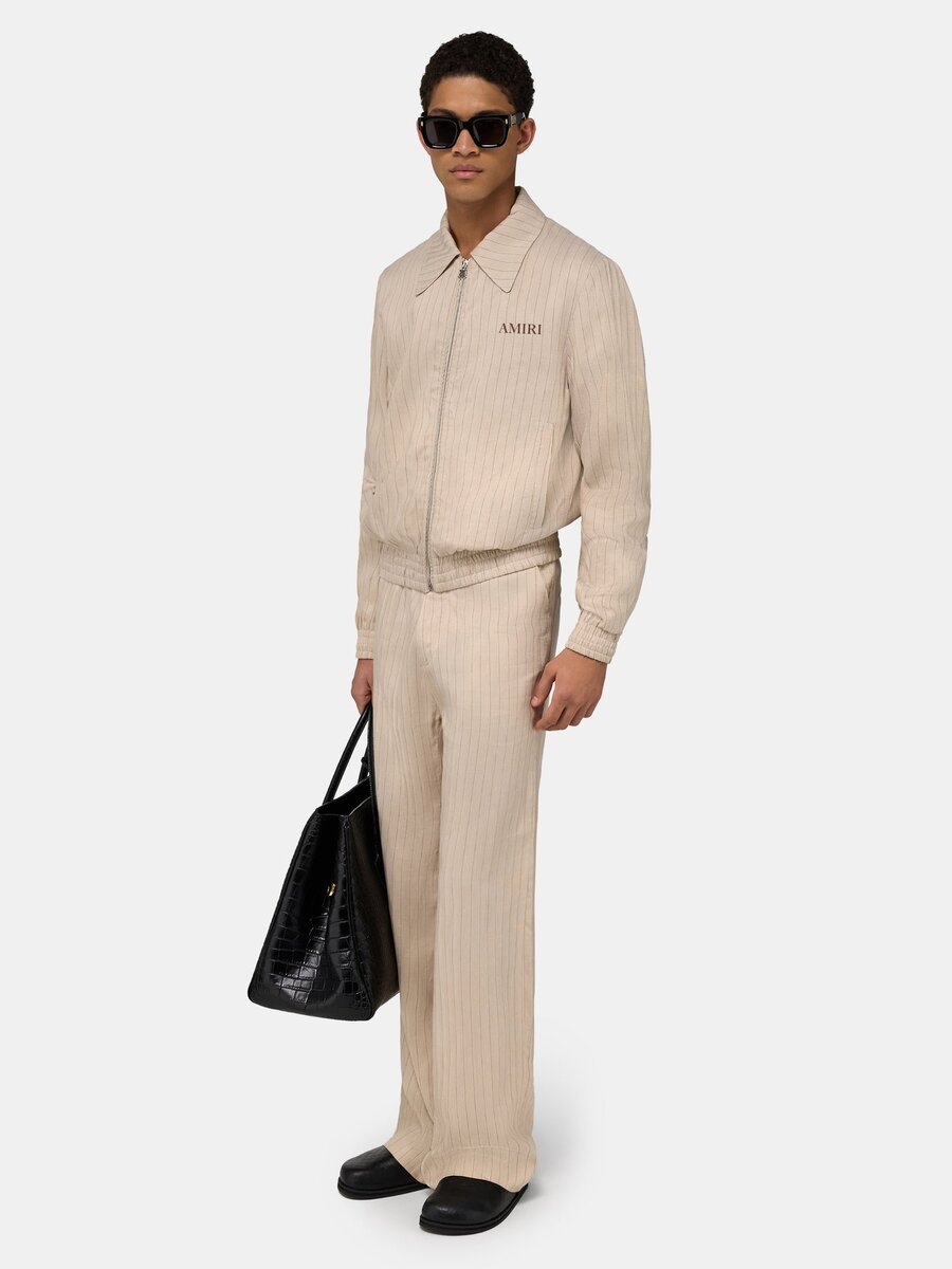 BLOUSON À RAYURES