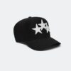 CASQUETTE AMIRI EN TOUTE TOILE AVEC TROIS ÉTOILES DÉCALÉES