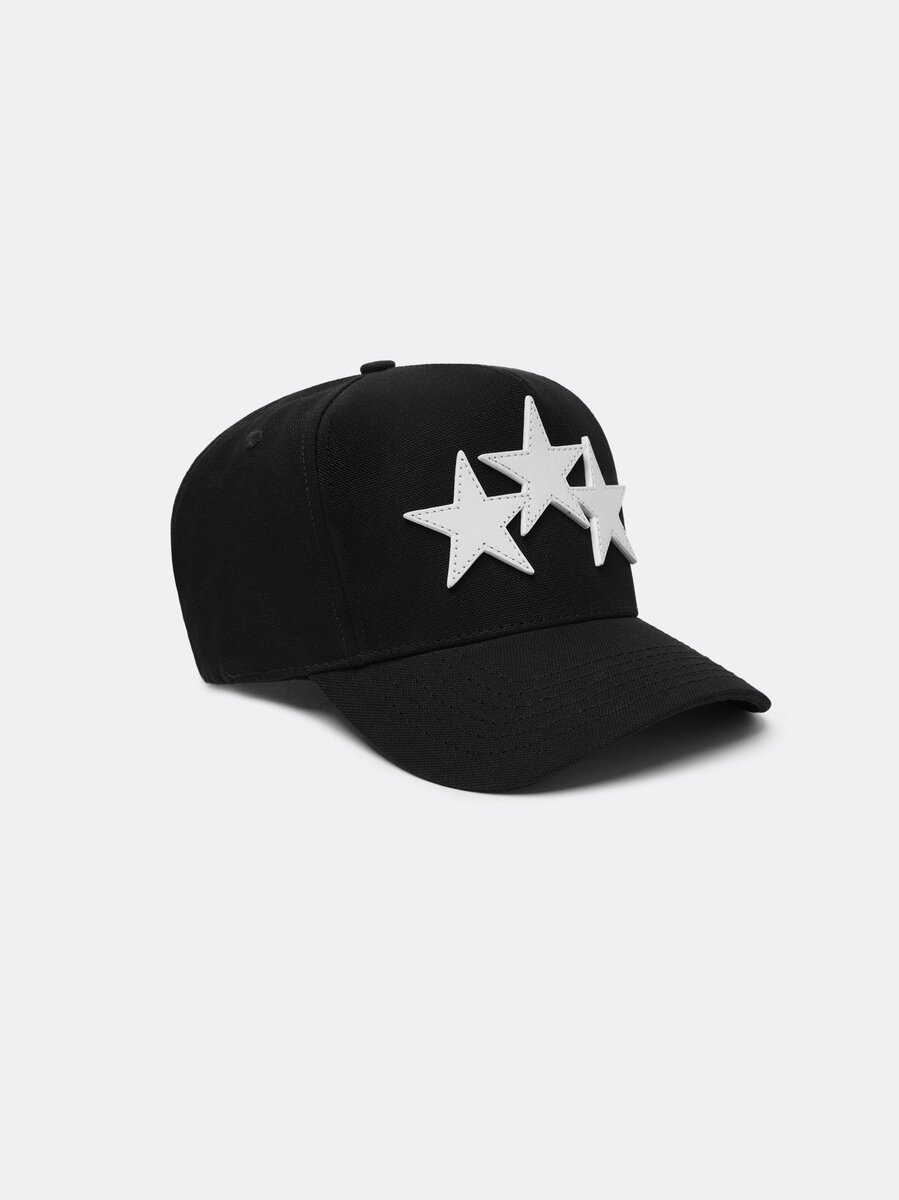 CASQUETTE AMIRI EN TOUTE TOILE AVEC TROIS ÉTOILES DÉCALÉES