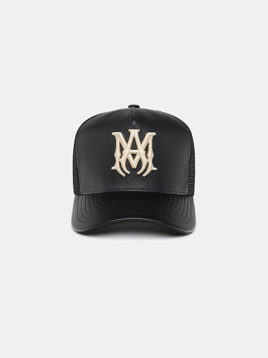 CASQUETTE TRUCKER MA EN CUIR