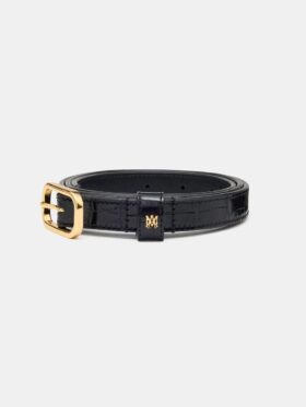 CEINTURE DE 2 CM À MOTIF CROCODILE GAUFRE