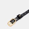 CEINTURE DE 2 CM À MOTIF CROCODILE GAUFRE
