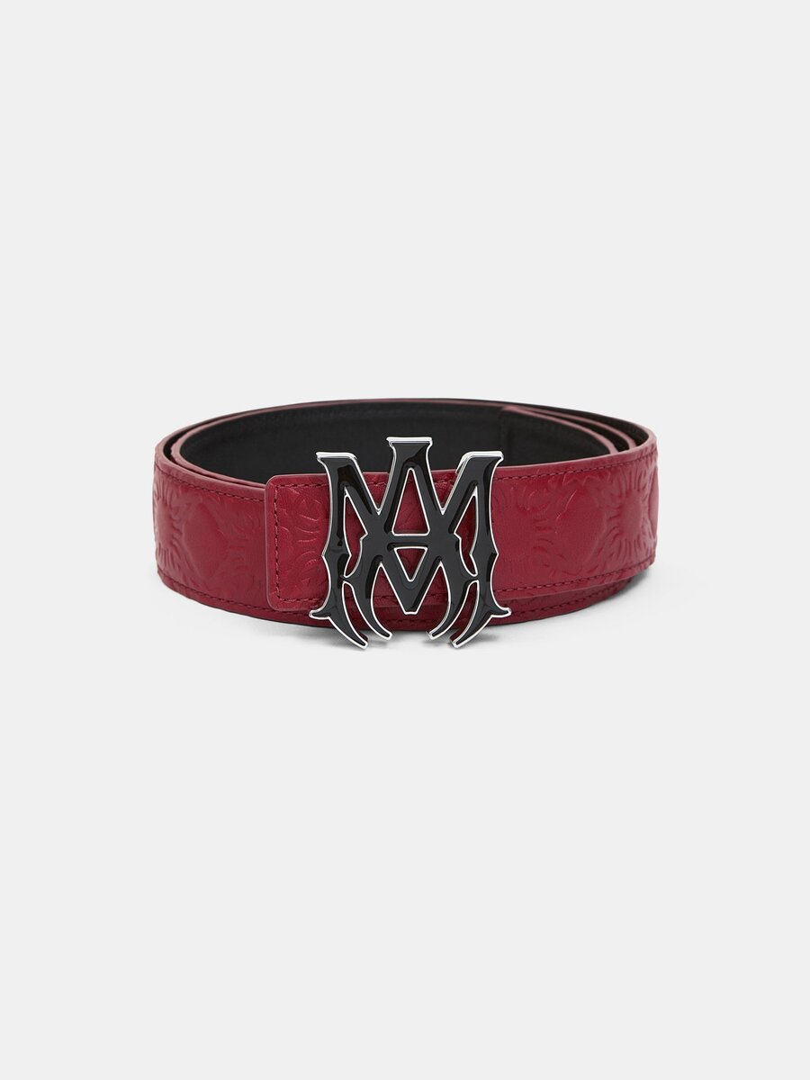 CEINTURE EN CUIR MA QUAD 4 CM