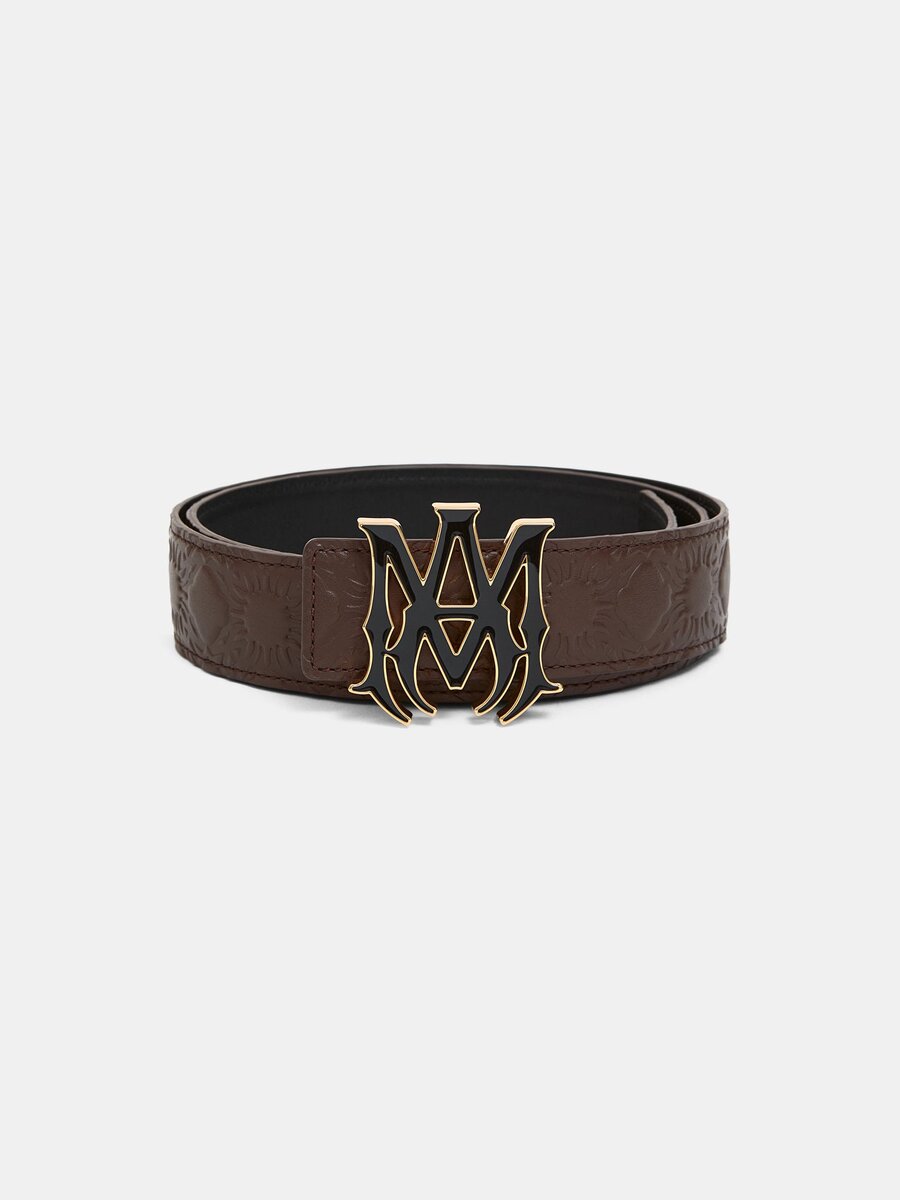 CEINTURE EN CUIR MA QUAD 4 CM