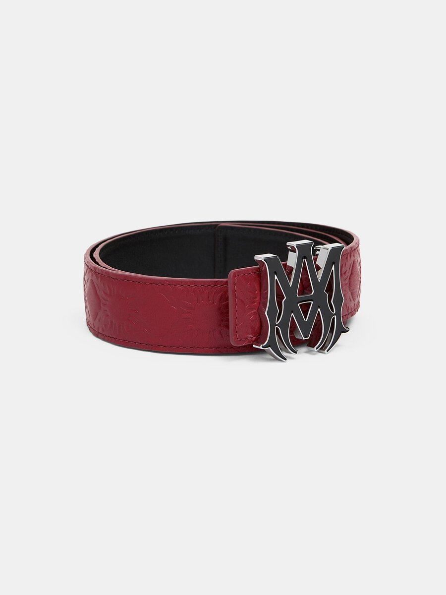 CEINTURE EN CUIR MA QUAD 4 CM