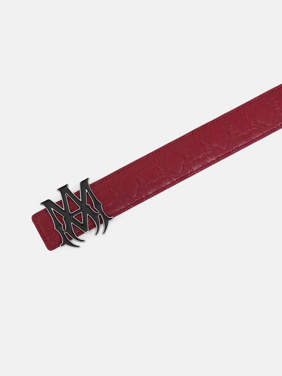 CEINTURE EN CUIR MA QUAD 4 CM