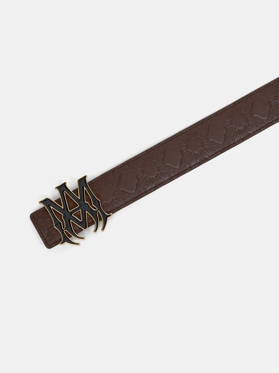 CEINTURE EN CUIR MA QUAD 4 CM