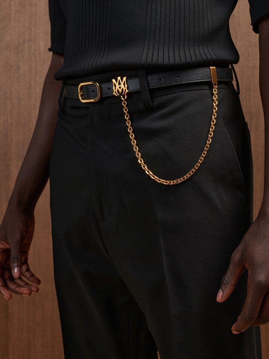 CEINTURE À MAILLONS DE 2 CM