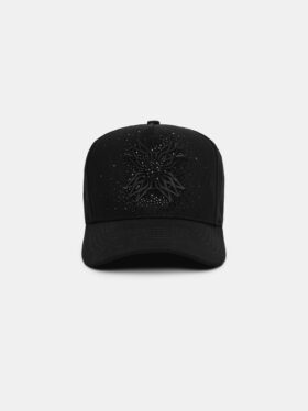 CHAPEAU EN TOILE MA QUAD CRYSTAL
