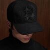 CHAPEAU EN TOILE MA QUAD CRYSTAL