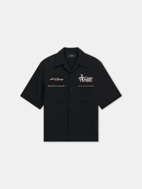 CHEMISE DE CAMP EN CRÊPE AMIRI STUDIO