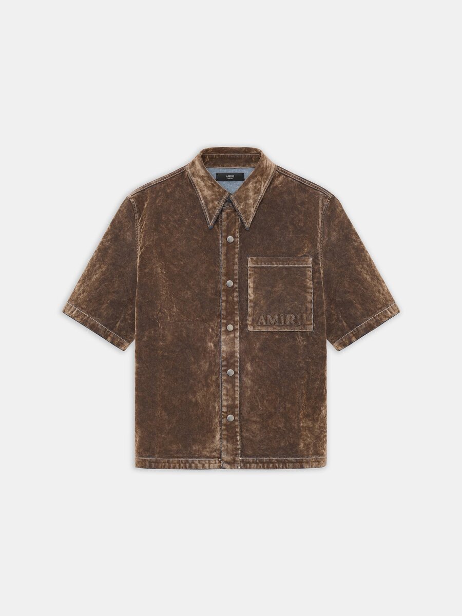CHEMISE DE CAMP EN VELOURS