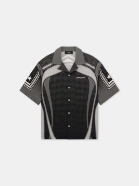 CHEMISE DE CAMP SURDIMENSIONNÉE À EMPIÈCEMENTS SPORT