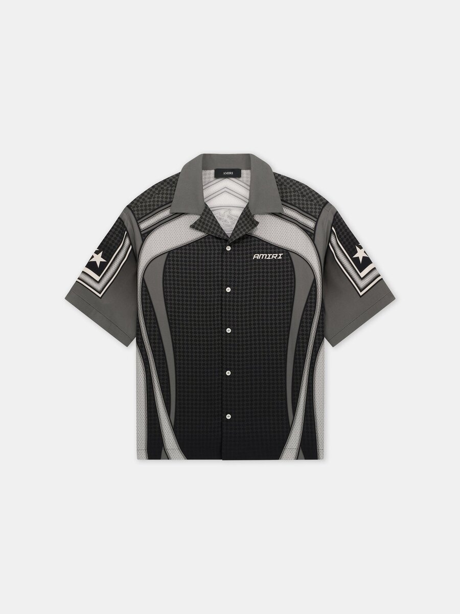 CHEMISE DE CAMP SURDIMENSIONNÉE À EMPIÈCEMENTS SPORT