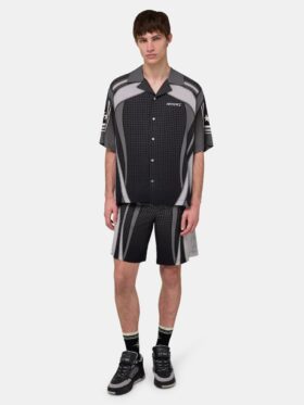 CHEMISE DE CAMP SURDIMENSIONNÉE À EMPIÈCEMENTS SPORT