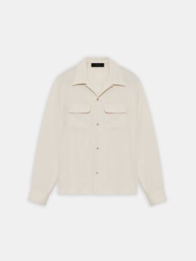 CHEMISE DE TENUE À POCHES ARRONDIS