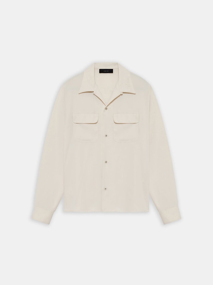 CHEMISE DE TENUE À POCHES ARRONDIS