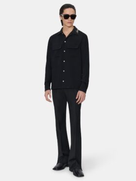 CHEMISE DE TENUE À POCHES ARRONDIS