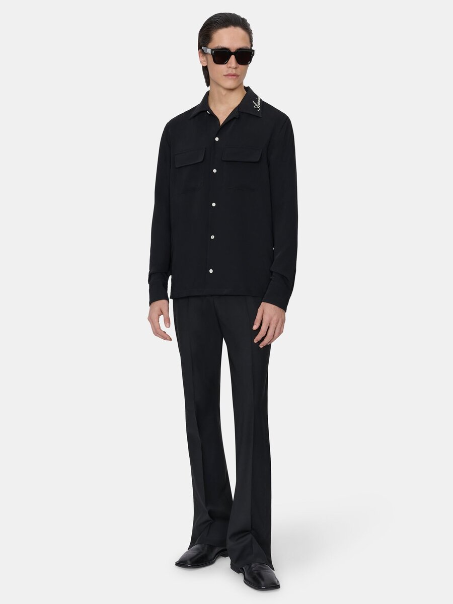 CHEMISE DE TENUE À POCHES ARRONDIS