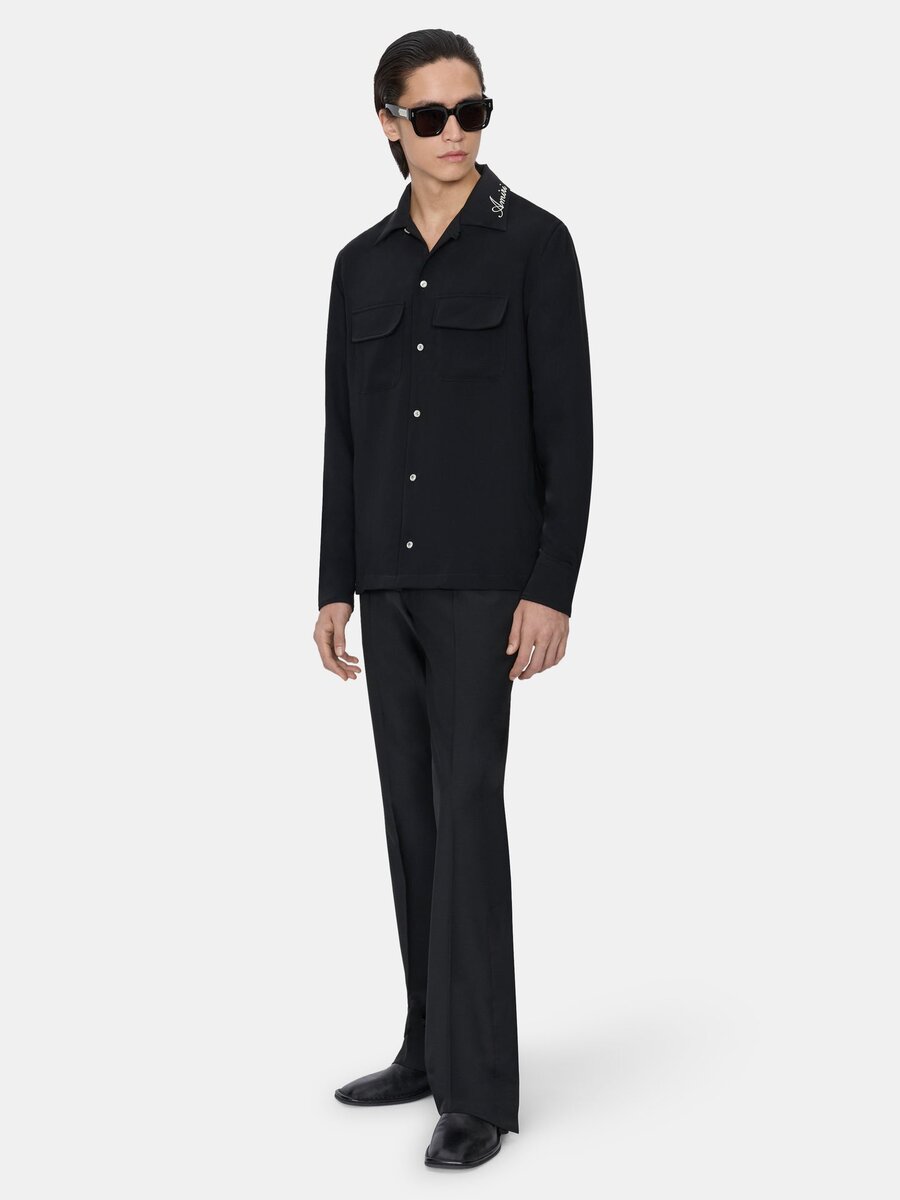 CHEMISE DE TENUE À POCHES ARRONDIS