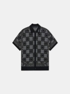 CHEMISE EN MAILLE À CARREAUX MA QUAD