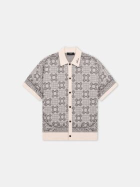 CHEMISE EN MAILLE À CARREAUX MA QUAD