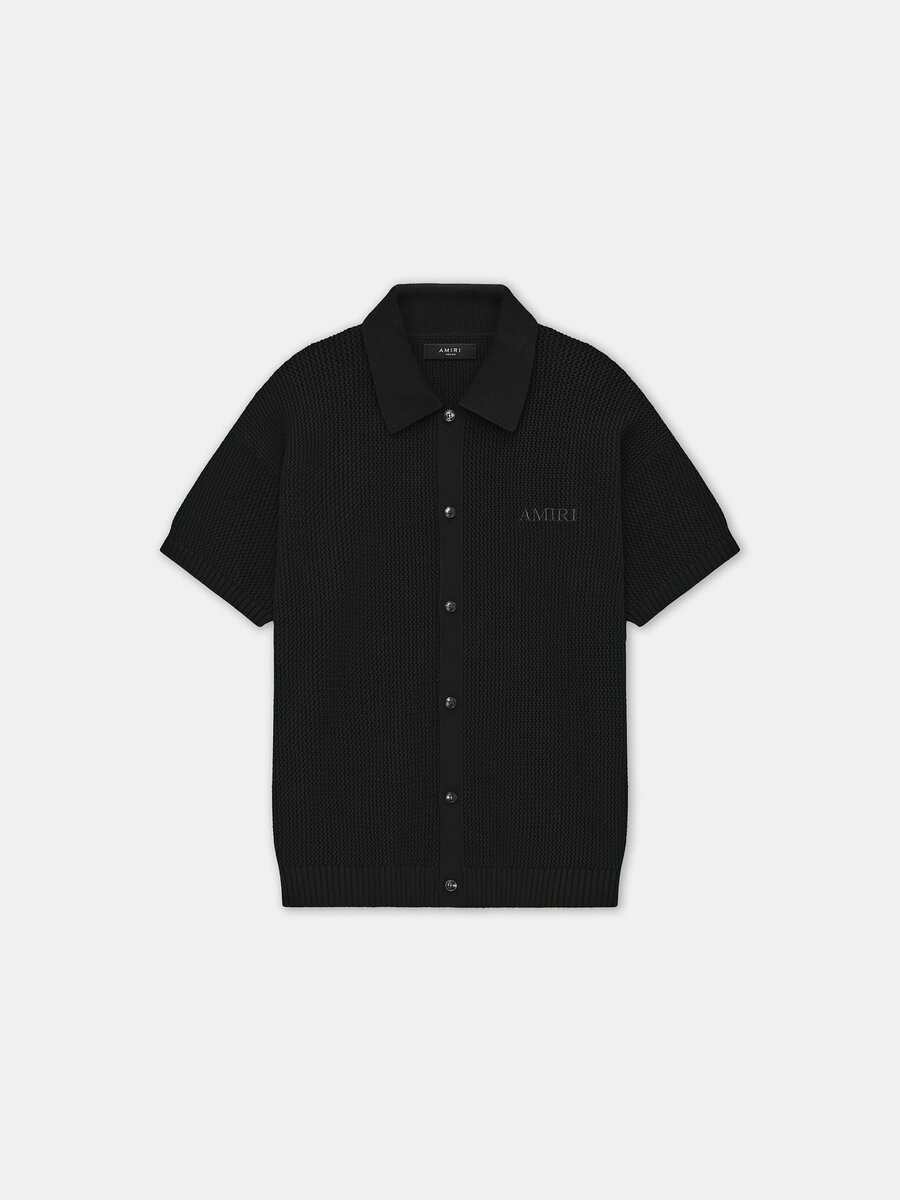 CHEMISE EN MAILLE CROCHETÉE AMIRI