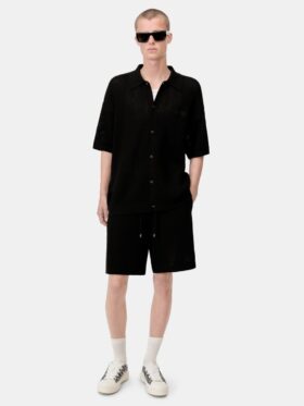 CHEMISE EN MAILLE CROCHETÉE AMIRI
