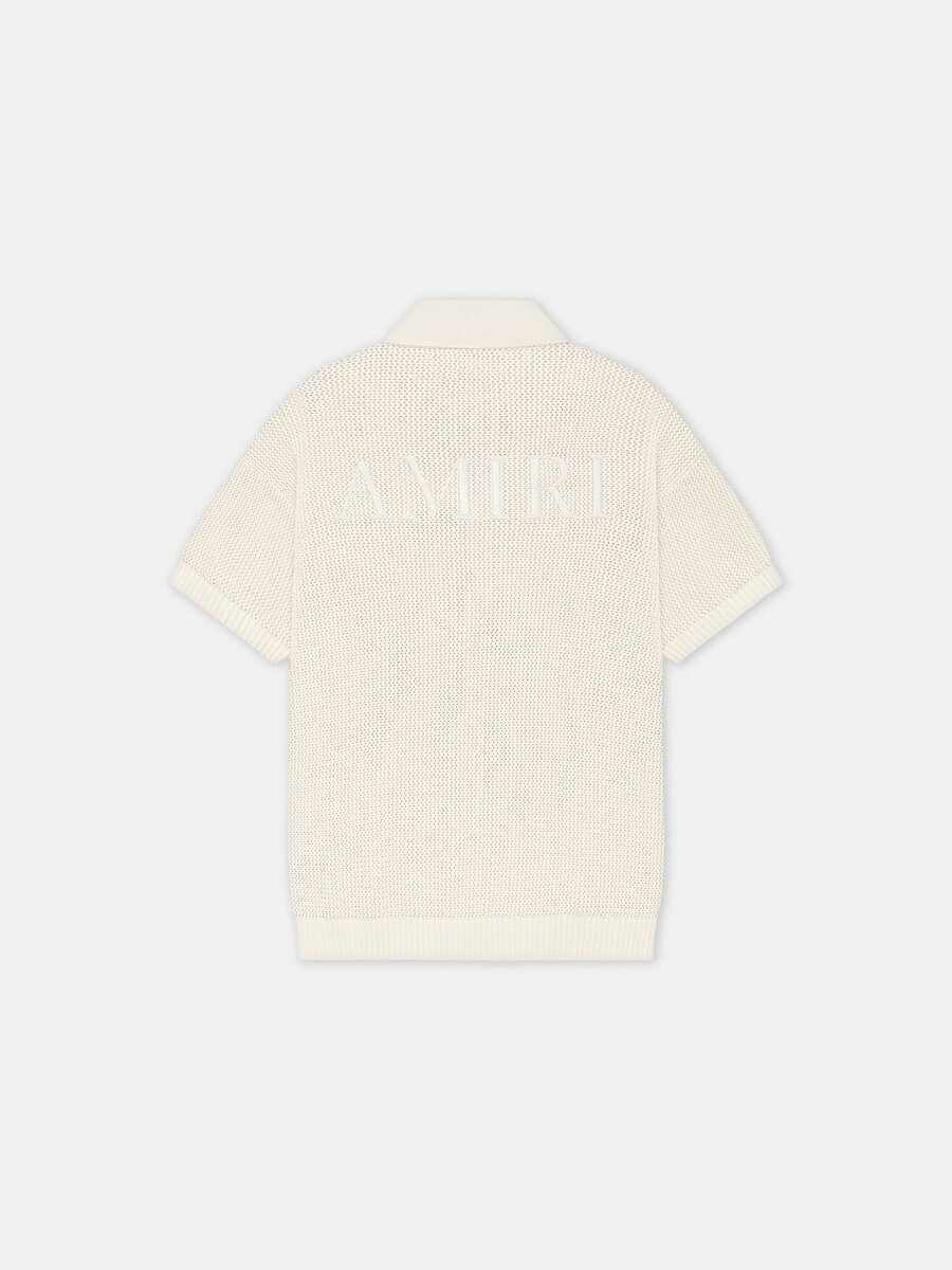 CHEMISE EN MAILLE CROCHETÉE AMIRI