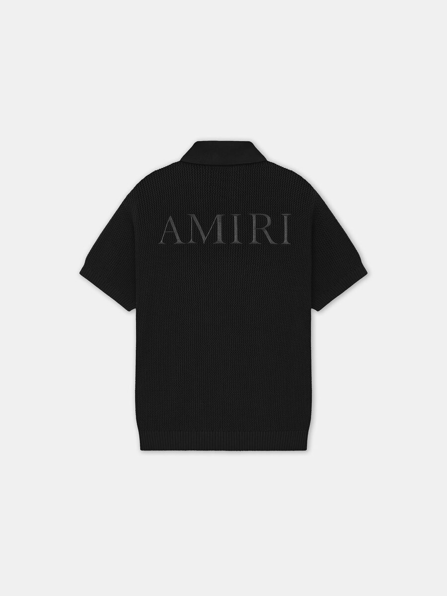 CHEMISE EN MAILLE CROCHETÉE AMIRI