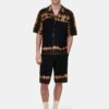 SHORT EN MAILLE TIE-DYE AVEC PATCH MA