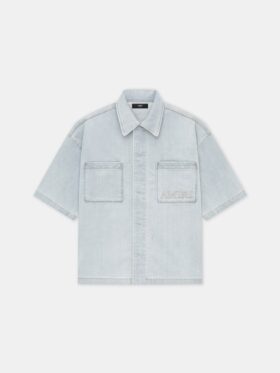 CHEMISE À MANCHES COURTES ET BOUTONS-PRESSION AMIRI 3D
