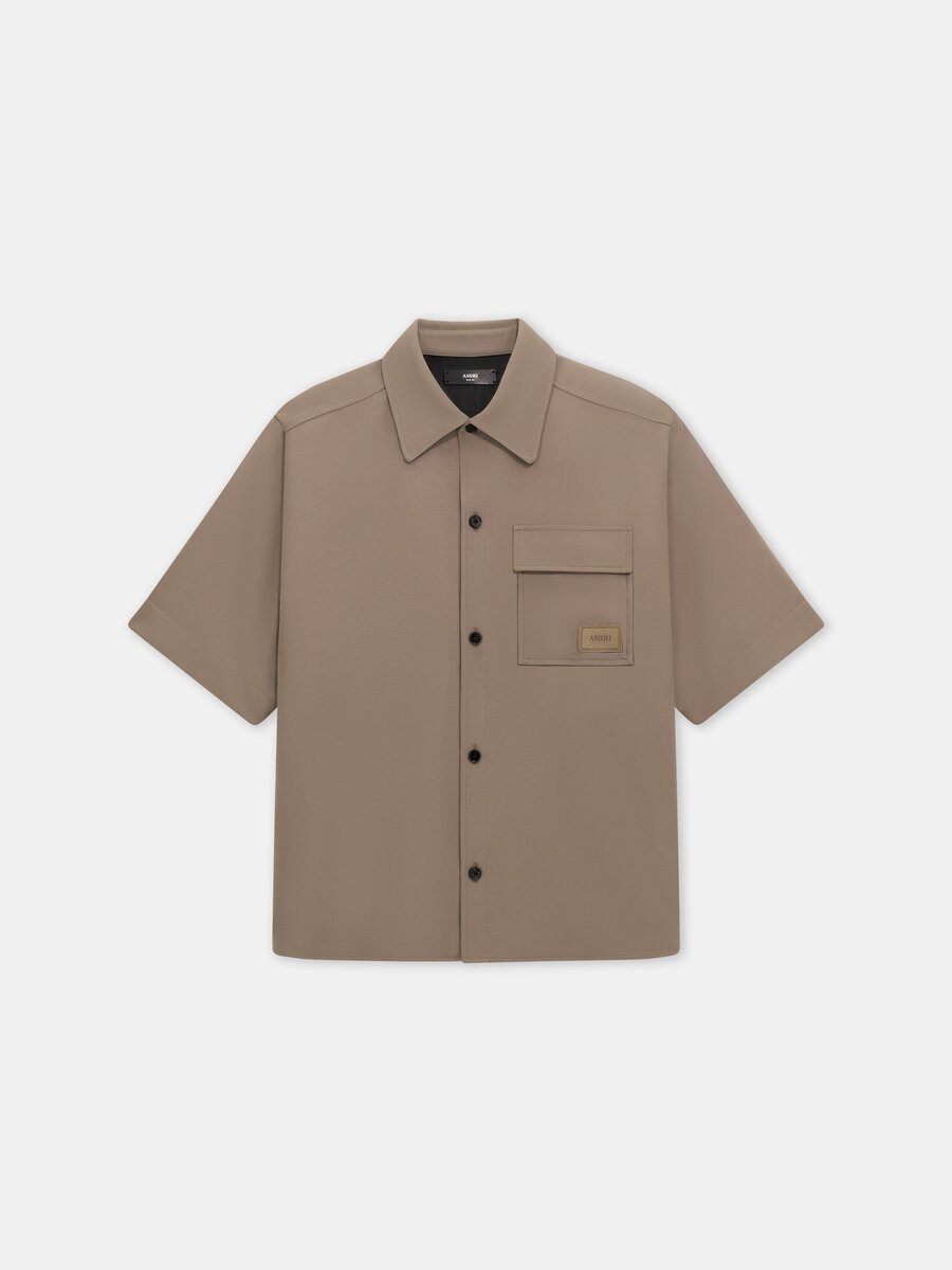 CHEMISE À MANCHES COURTES ET POCHES AMIRI PATCH CADY