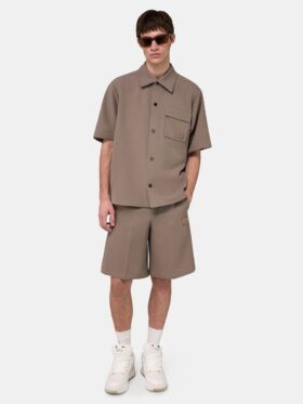 CHEMISE À MANCHES COURTES ET POCHES AMIRI PATCH CADY