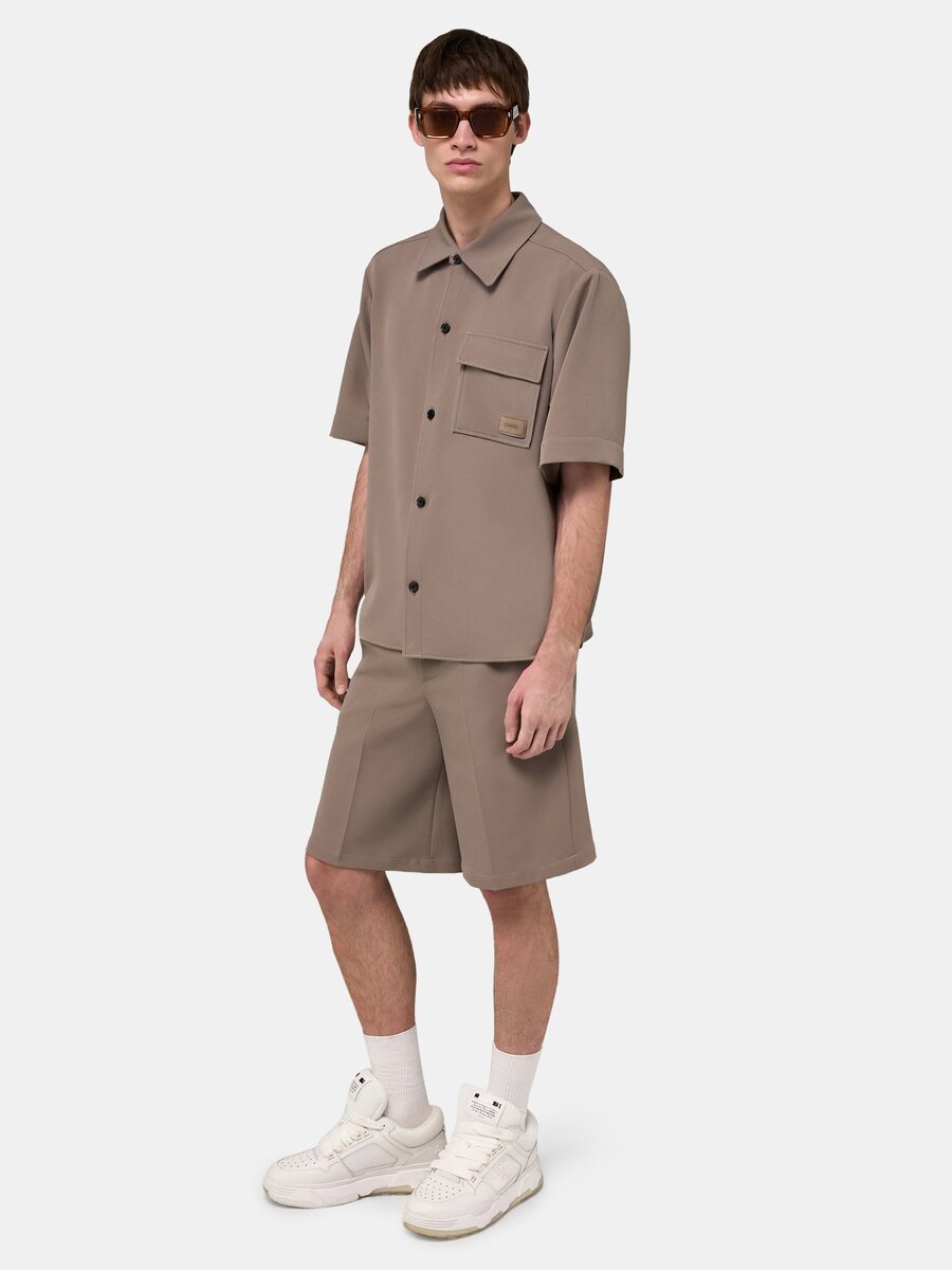 CHEMISE À MANCHES COURTES ET POCHES AMIRI PATCH CADY