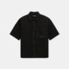 CHEMISE SURMESURÉE EN LIN AVEC LOGO SCRIPT