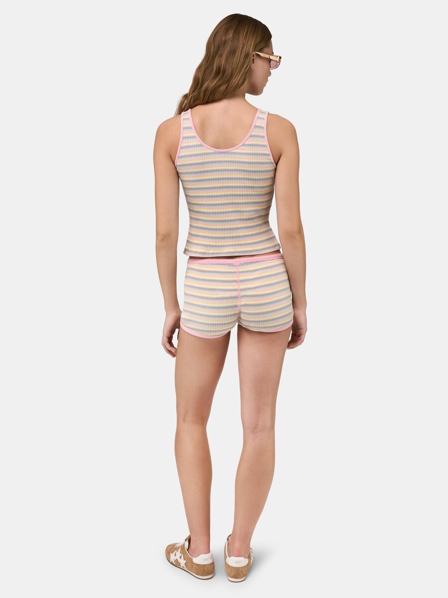MICRO-SHORT À RAYURES MA POUR FEMMES
