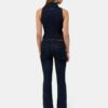 HAUT À FERMETURE ÉCLAIR EN DENIM BRUT AMIRI POUR FEMME