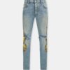 JEAN SKINNY FLAMES EMB