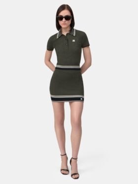 JUPE MINI À RAYURES MA POUR FEMME