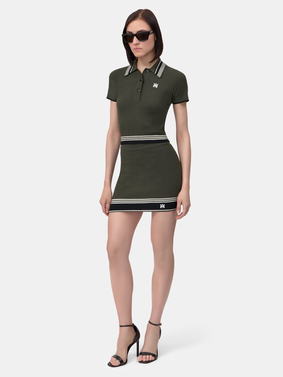 JUPE MINI À RAYURES MA POUR FEMME