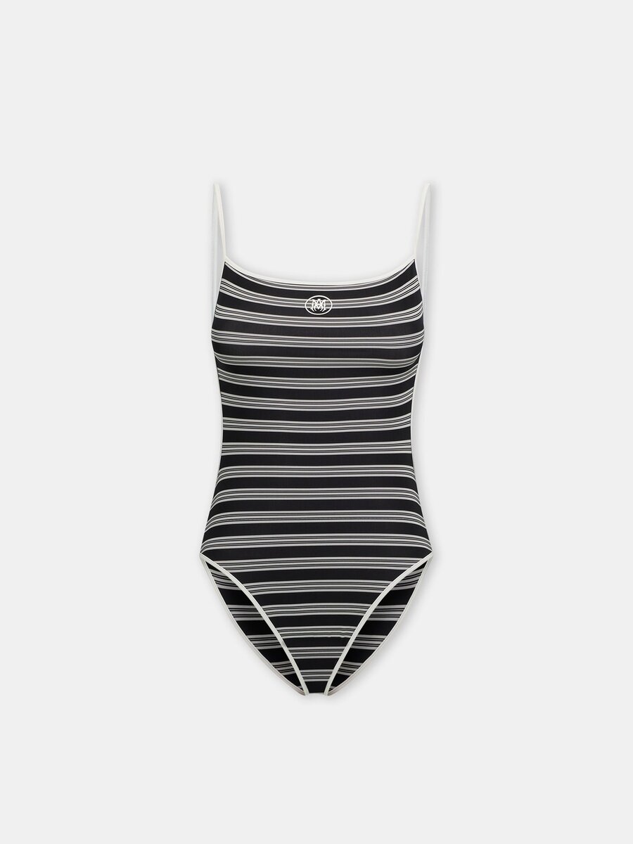 MAILLOT DE BAIN UNE PIÈCE À RAYURES POUR FEMMES