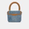 MICRO MA EN DENIM ET SUÈDE POUR FEMME