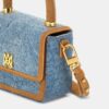 MICRO MA EN DENIM ET SUÈDE POUR FEMME