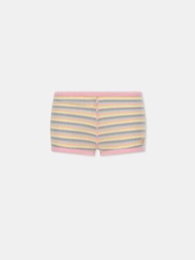 MICRO-SHORT À RAYURES MA POUR FEMMES