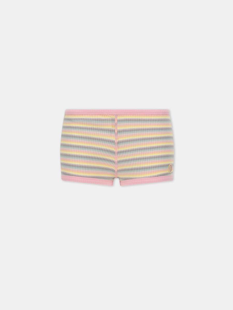 MICRO-SHORT À RAYURES MA POUR FEMMES