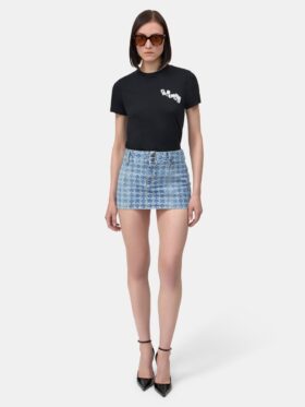 MINI-JUPE MA QUAD JACQUARD POUR FEMMES